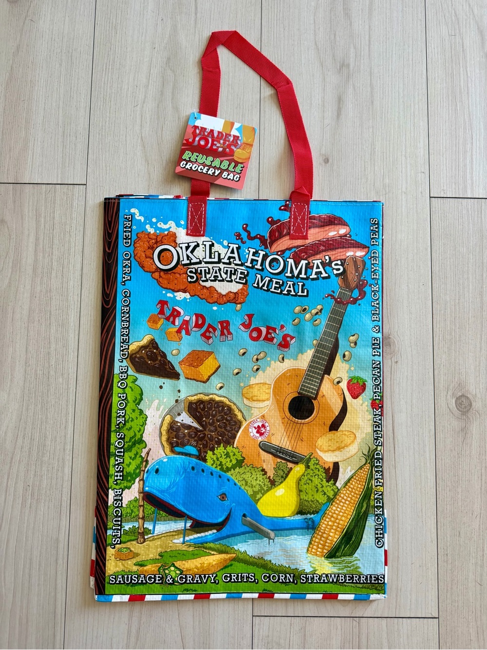 Trader Joe’s Oklahoma Reusable State Bag